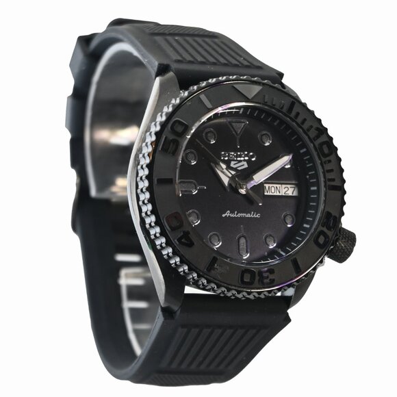 Custom SeikoMod SKX Style 40mm Black dial NH35 Automatic Movement NEW Waterproof - Picture 5 of 7